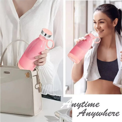 1Pc 420Ml Personal Size Blender, Portable Blender, Battery Operated USB Blender, Smoothies Blender Bottle Portable Juicer
