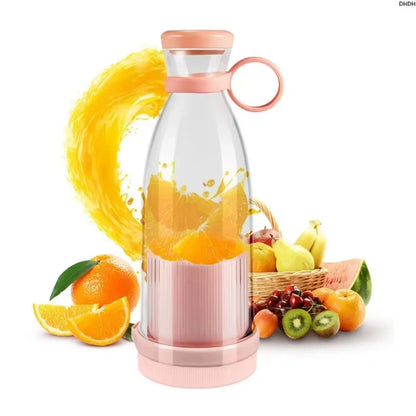 1Pc 420Ml Personal Size Blender, Portable Blender, Battery Operated USB Blender, Smoothies Blender Bottle Portable Juicer